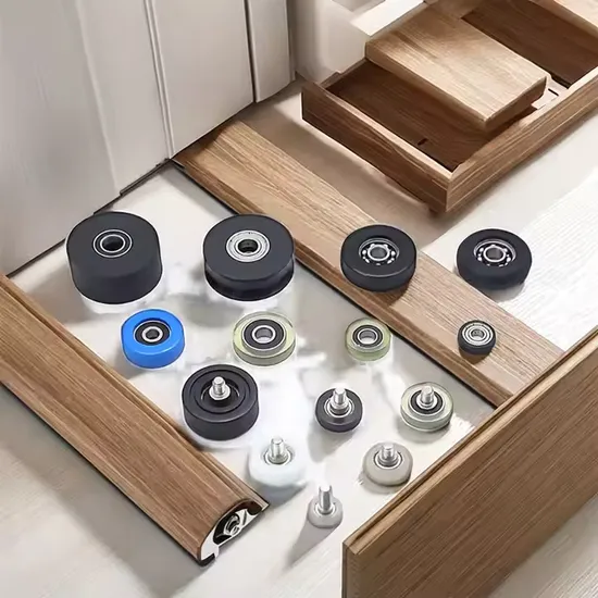 U Groove Small Window Roller Plastic Sliding Door Nylon Wheel with Bearing