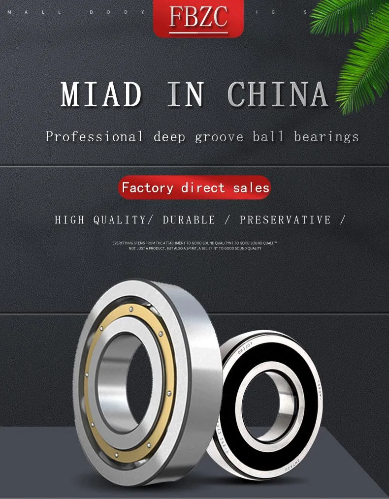 Factory Direct Supply Roller Skates Bearing 606 607 608 609 Deep Groove Ball Bearing Miniature Bearings